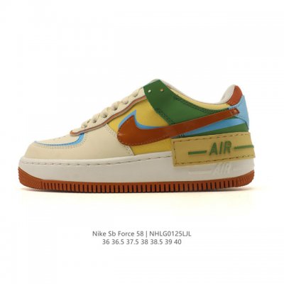 Special Price Nike Low-Top Sneakers Air Force 1 AF1 Macaron AF1 Thick Sole Heigh