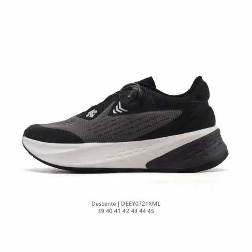 Descente men's Chron retro fabric sports casual shoes, comfortable and breathabl