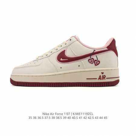 Nike Air Force 1 '07 Low, a versatile, platform, low-top white sneaker with cus - Click Image to Close