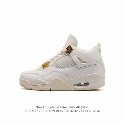 Nike Air Jordan 4 Retro OG AJ4 4 Air Sole AQ9129-170 36-47 WEXY0705