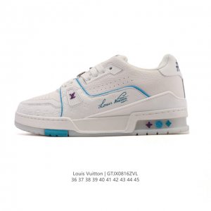 Louis Vuitton LV Louis Vuitton sneakers, fashionable sneakers, trendy thick-sole