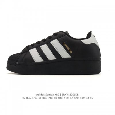 Adidas Originals Superstar Xlg Shell Toe Low-Top Platform Classic Casual Sneaker