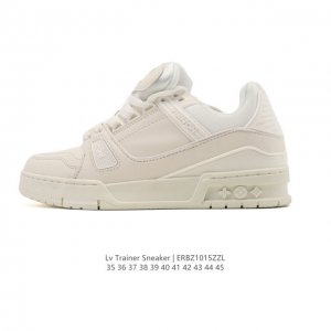 Louis Vuitton Trainer Sneaker Low, a stylish and trendy platform sneaker for men