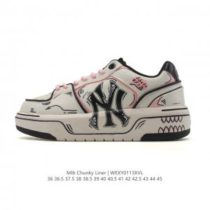 Mlb Chunky Liner Mid, a popular high-end streetwear brand shoe. Lightweight, pla