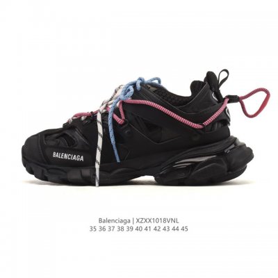 Factory-grade Balenciaga Track Trail round-toe lace-up low-top retro athletic ru