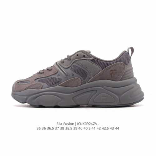 Company-level Fila men's and women's dad shoes, the Fila Fusion thick-soled, hei