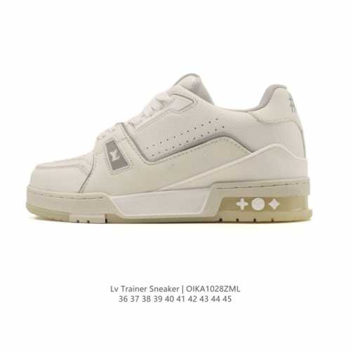Company-grade top-grain leather strap chip Louis Vuitton Lv Louis Vuitton sneake