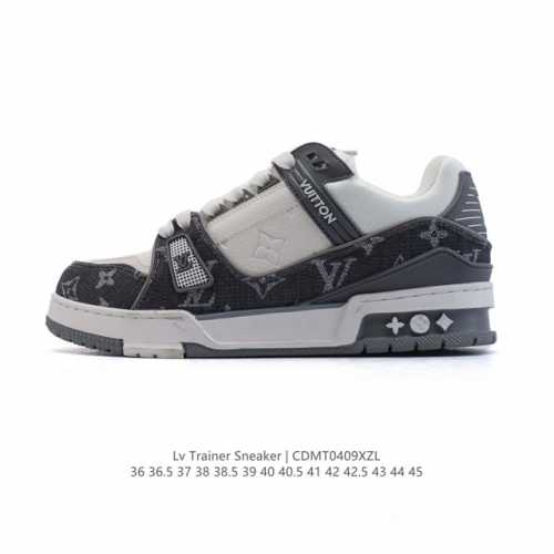 Louis Vuitton Lv 3D Logo Lv Louis Vuitton Trainer Sneaker Low 36-45 Cdmt0409Xzl
