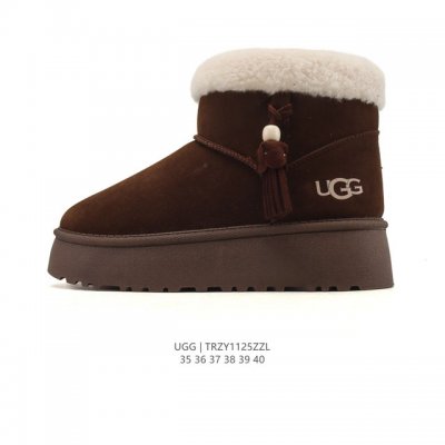 Ugg Snow Boots with Large Fur Collar! A Must-Have for Autumn and Winter | Exclus