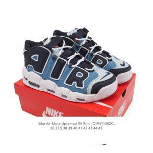 Nike Air More Uptempo '96 Pippen Full-Length Air Cushion Men's and Women's Spor