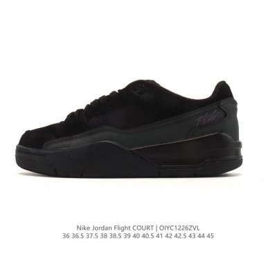 Nike Jordan Flight Court Fashionable Casual Non-Slip Durable Low-Top Sneakers R