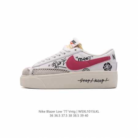 Nike Blazer Low '77 Vntg Swoosh Nike Blazer Low '77 Vntg Dj0292 36-40 Wsxl1015L - Click Image to Close
