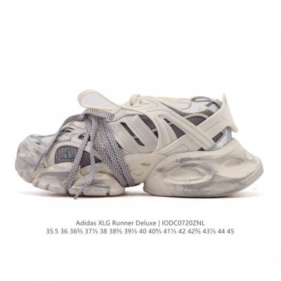 Corporate-grade Adidas Xlg Runner Deluxe low-top, thick-soled, elevated, dad-sty