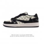 Company-level first-layer leather genuine Nike Air Jordan 1 Low Og Sp Military