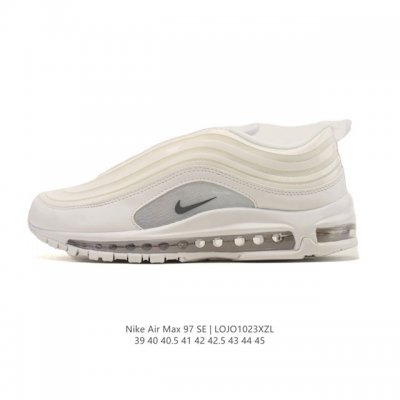 Company Grade Nike Air Max 97 Se Cushioned Men's Running Shoes, Thick Sole, Heig