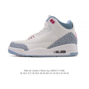 Company Grade Nike Air Jordan 3 Retro Series, a mid-top basketball shoe for men