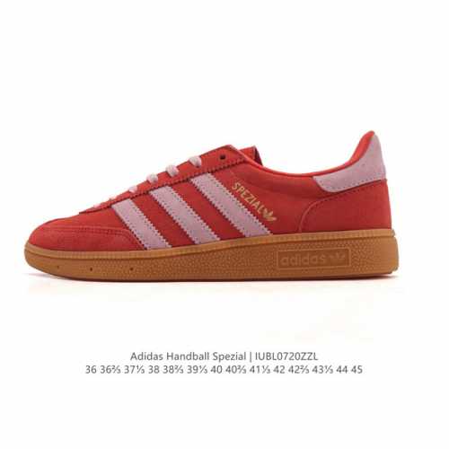 Adidas Handball Spezial low-top, varsity-style, retro casual sneakers with a rub