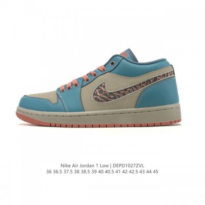 Nike Air Jordan 1 Low AJ1, a low-top retro-style casual basketball shoe. Inspire