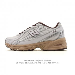 New Balance Mr740 Nb Retro Dad Style Casual Running Shoes. Features a lightweigh