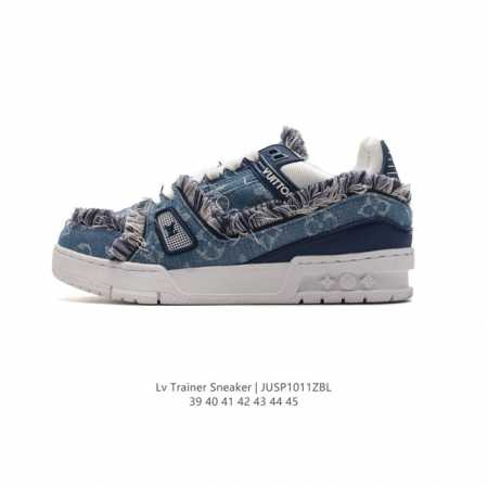 louis Vuitton Lv zp 3D logo lv X Trainer Sneaker Low 39-45 Jusp1011Zbl - Click Image to Close