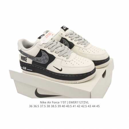 Nike Air Force 1 '07 Low, a versatile, platform, low-top white sneaker with cus - Click Image to Close