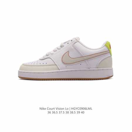 Nike Court Vision Lo 20 Swoosh Swoosh Nike Fn7141-100 36-40 Hgyc0 6Lml - Click Image to Close