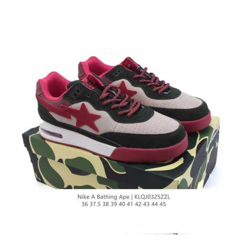 140 a Bathing Ape/ Air Sole A Bathing Ape Bape X Nike Air Force 1 Sta Low"Camo"