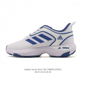 New Adidas Terrex Gore-Tex Low-Top Hiking Shoes, chunky platform sneakers. This