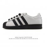Second-layer leather Adidas Superstar Trefoil classic shell toe series new casu