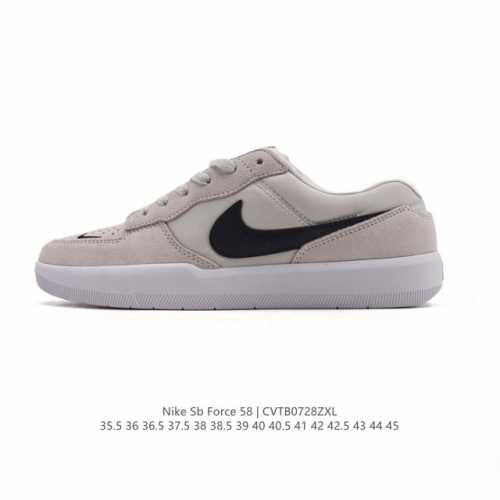 Nike SB Force 58 Skateboarding Shoe. Bringing cutting-edge innovation to the str
