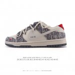 Company Nike Dunk Low Retro Sneakers Retro Deconstructed Lace-up Sneakers Doubl