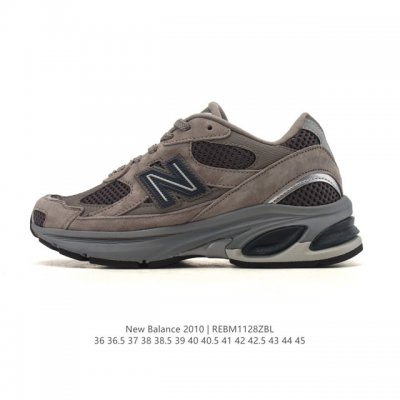 Factory Grade New Balance 2010 Made in England Distressed Shoes, Solid Color Fl