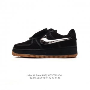 af1 35 logo travis Scott X Nike Air Force 1 Low Ravis Scott White Aq4211-200 36