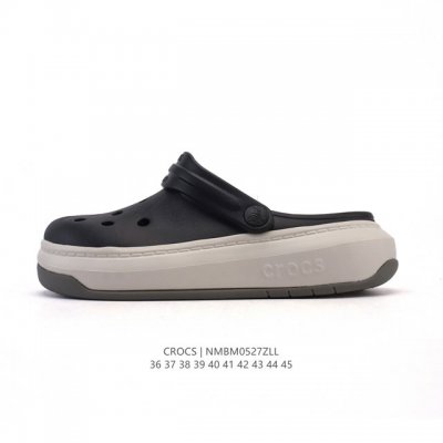Corporate-Level Crocs Beach Hole Shoes For Men And Women, Casual Thick-Soled Hei