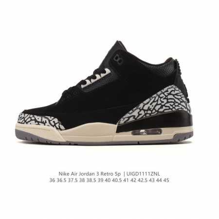 Company Grade Nike Air Jordan 3 Retro Series Basketball Shoes, a mid-top retro - Click Image to Close