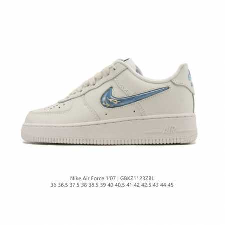 Nike Air Force 1 '07 Low, a versatile, platform, low-top white sneaker with cus - Click Image to Close