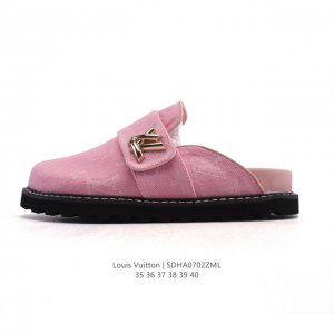 New company-level Lv Louis Vuitton Birkenstock closed toe slippers! Louis Vuitt