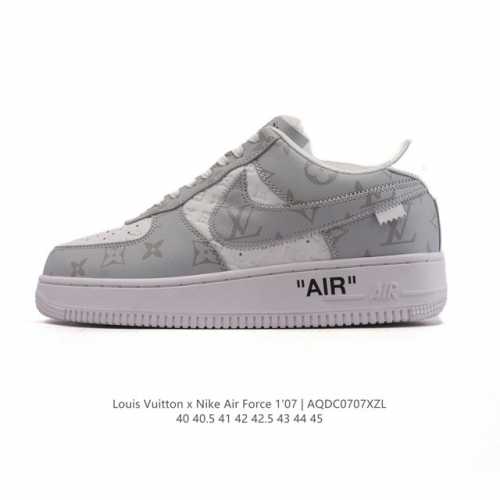 Corporate Louis Vuitton X Nike Air Force 1 Low Louis Vuitton co-branded Nike Ai