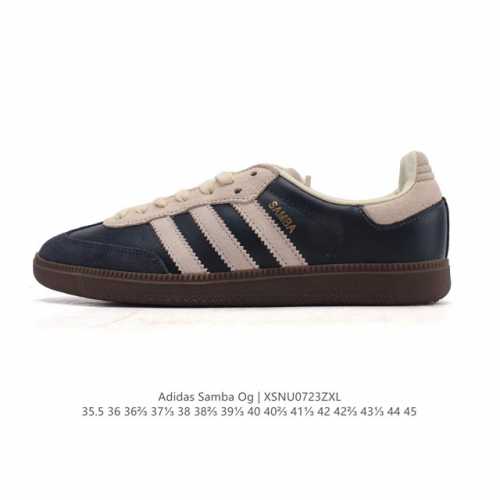 Adidas Originals Samba Og Shoes Classic White Sneakers T-Toe Shoes for Men and W