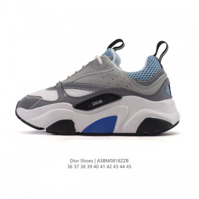 Dior, a high-end luxury brand, showcases a sophisticated aesthetic. Dior low-top