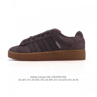 Corporate Adidas. Trefoil Campus 00S Bread Shoes. Retro Casual Sneakers. Millenn