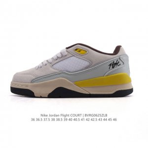 Nike Jordan Flight Court Fashion Casual Non-slip Wear-resistant Low-top Sneakers