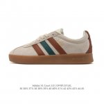 Adidas Vl Court 2.0 Shoes, a white sneaker with a T-toe design, designed to stan