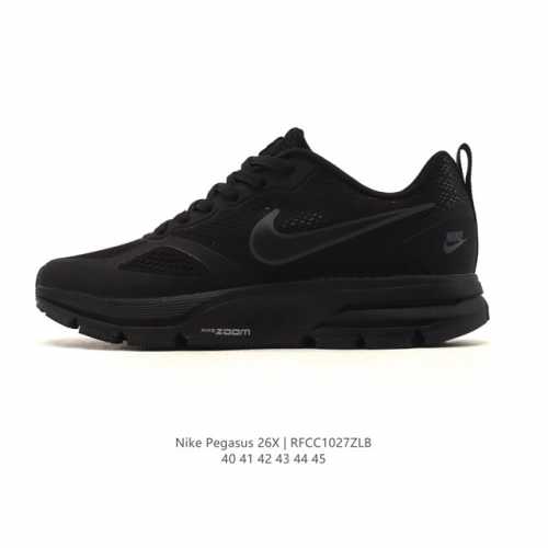 Nike Zoom Pegasus 26X Lunar Pegasus Thick-Soled Dad Shoes with Cushioning, Speed