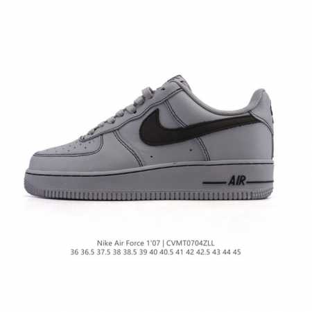Genuine Nike Air Force 1 '07 Low Air Force One white shoes with air cushion, lo - Click Image to Close