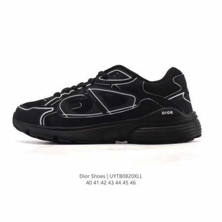 Corporate-grade Dior men's D-Connect neoprene running shoes, thick-soled and he - Click Image to Close