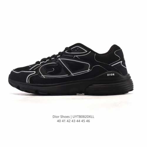 Corporate-grade Dior men's D-Connect neoprene running shoes, thick-soled and he