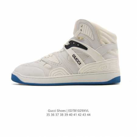 Company Grade Gucci Celebrity Style High-Top Color Block Couple Thick-Soled Retr - Click Image to Close