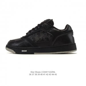 Company-grade Dior men's and women's white sneakers, platform, height-increasin