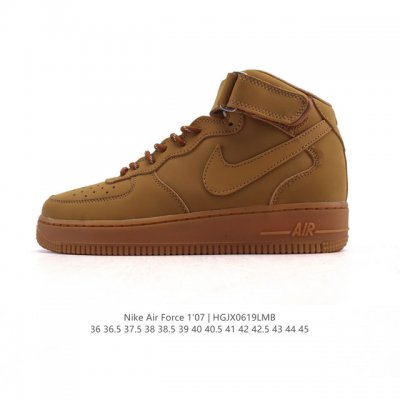 Nike Air Force 1 '07 High Air Force One Af1 high-top Velcro versatile casual thi